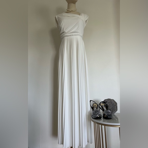 Dresses & Skirts - Brand new, Greek steely dress, evening , wedding , white, high waist dress!